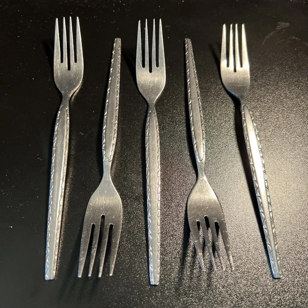 Rogers/Stanley Roberts Ensenada Stainless Dinner Fork set of 5 7.75